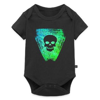 Skull 2 E 5 - Baby Premium short-sleeve bodysuit - black - Front