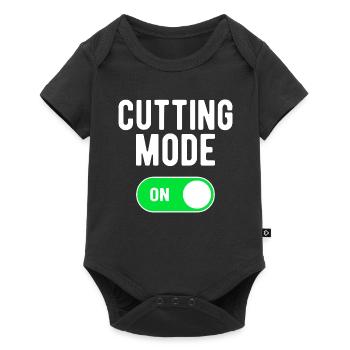 Mode de coupe ON Gym Musculation Poids Entraînement - Body à manches courtes Premium Bébé - noir - Devant