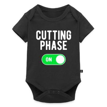 Phase de coupe ON Entraînement de poids de musculation - Body à manches courtes Premium Bébé - noir - Devant