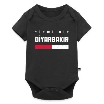 Diyarbakir 21 Turkey Turkiye Gift Holiday Kurd - Baby Premium short-sleeve bodysuit - black - Front
