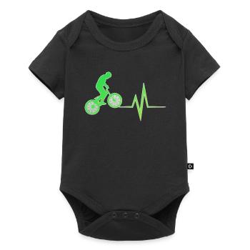 BMX - EKG - Baby Premium Kurzarmbody - Schwarz - Vorne