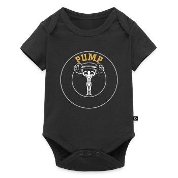 Pump - Gym - Baby Premium short-sleeve bodysuit - black - Front
