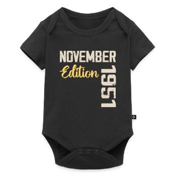 Born in November 1951 - Edition 1951 - Baby Premium short-sleeve bodysuit - black - Front