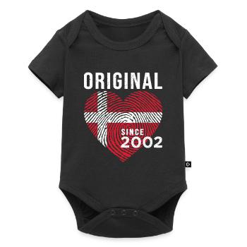 Anniversary 2002 Original Since 2002 Denmark - Baby Premium short-sleeve bodysuit - black - Front