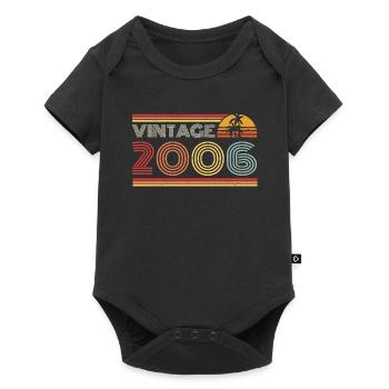 2006 Édition Limitée Tenue d’Anniversaire 2006 Vintag - Body à manches courtes Premium Bébé - noir - Devant