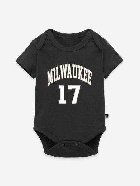 Milwaukee 17 - Baby Premium Kurzarmbody - Schwarz