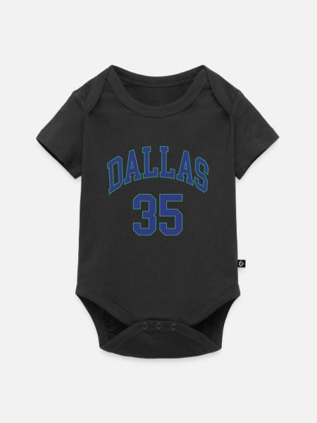 Dallas 35 - Baby Premium Kurzarmbody - Schwarz