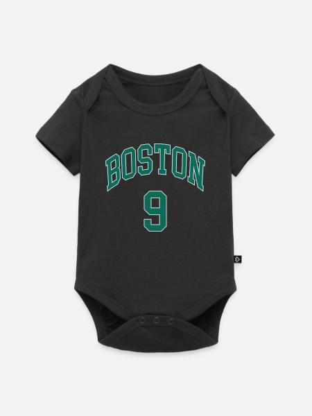 Boston 9 - Baby Premium Kurzarmbody - Schwarz