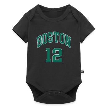 Boston 12 - Baby Premium short-sleeve bodysuit - black - Front