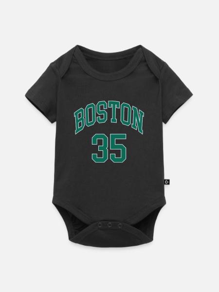 Boston 35 - Baby Premium Kurzarmbody - Schwarz