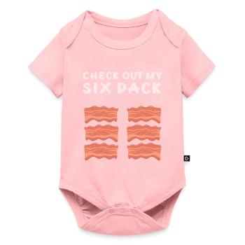 Check out my Sixpack Bacon Lover Crispy - Baby Premium short-sleeve bodysuit - rose - Front