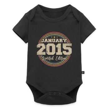 Les légendes sont nées en janvier 2015 - Body à manches courtes Premium Bébé - noir - Devant
