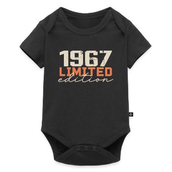 Born in 1967 | Vintage 1967 Retro Birthday - Baby Premium short-sleeve bodysuit - black - Front
