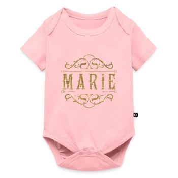 Marie gold - Baby Premium short-sleeve bodysuit - rose - Front