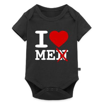 I love me - Baby Premium short-sleeve bodysuit - black - Front