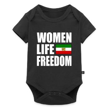 Women life freedom - Baby Premium Kurzarmbody - Schwarz - Vorne