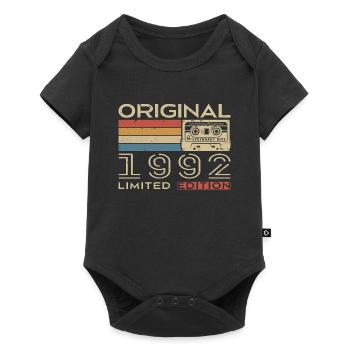 1992 Retro 1992 Birthday Gift - Vintage 1992 - Baby Premium short-sleeve bodysuit - black - Front