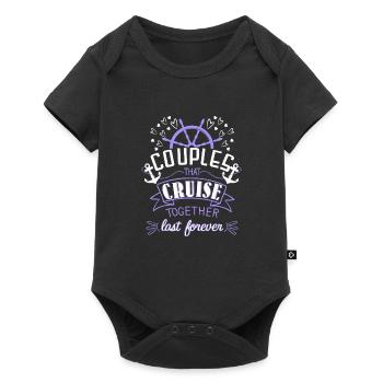 Cruise Couples - Baby Premium short-sleeve bodysuit - black - Front