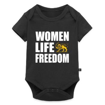 Women life freedom - Body à manches courtes Premium Bébé - noir - Devant