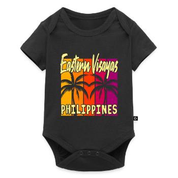 Sonnenuntergang in den Eastern Visayas - Baby Premium Kurzarmbody - Schwarz - Vorne