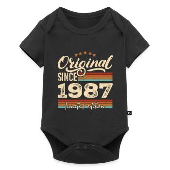 Original 1987 Vintage - Cadeau D’anniversaire 1987 - Body à manches courtes Premium Bébé - noir - Devant