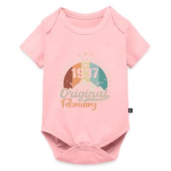 Les Légendes Nées En Février 1937 Cadeau 87 Ans - Body à manches courtes Premium Bébé - rose - Devant