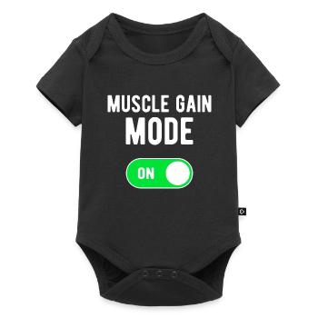Mode de gain musculaire ON Gym Entraînement de musculation - Body à manches courtes Premium Bébé - noir - Devant
