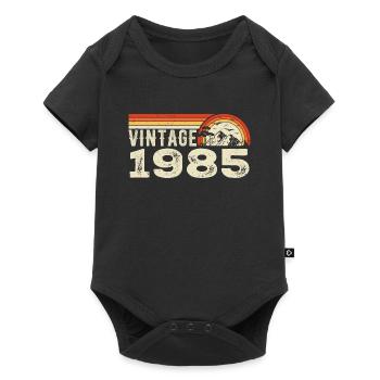 Vintage 1985 Cadeau Anniversaire 1985 Rétro 1985 - Body à manches courtes Premium Bébé - noir - Devant