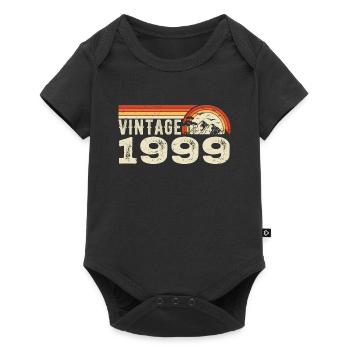 Vintage 1999 Cadeau Anniversaire 1999 Rétro 1999 - Body à manches courtes Premium Bébé - noir - Devant