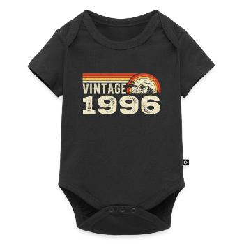 Vintage 1996 Birthday Gift 1996 Retro 1996 - Baby Premium short-sleeve bodysuit - black - Front
