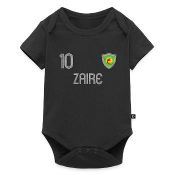 Équipe de football du Zaïre - Body à manches courtes Premium Bébé - noir - Devant