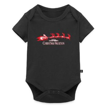 Schöne Bescherung Lampoon's Christmas Vacation - Baby Premium Kurzarmbody - Schwarz - Vorne