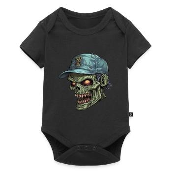 Monster Monster Demon Devil Vampire Guhl Zombie - Baby Premium short-sleeve bodysuit - black - Front