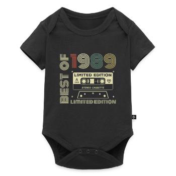Millésime 1989 - cadeau d’anniversaire rétro 1989 - Body à manches courtes Premium Bébé - noir - Devant
