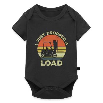 Ich habe gerade eine Ladung fallen gelassen - Baby Premium Kurzarmbody - Schwarz - Vorne