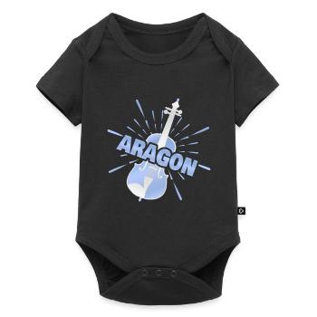Violin Aragon - Baby Premium short-sleeve bodysuit - black - Front