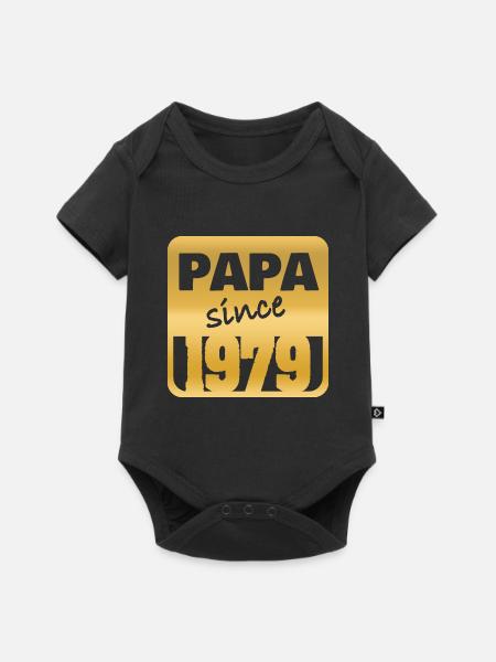 1979 1979 - Baby Premium Kurzarmbody - Schwarz