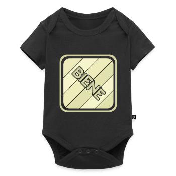 Abeille fille - Body à manches courtes Premium Bébé - noir - Devant