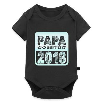 seit 2018 - Baby Premium Kurzarmbody - Schwarz - Vorne