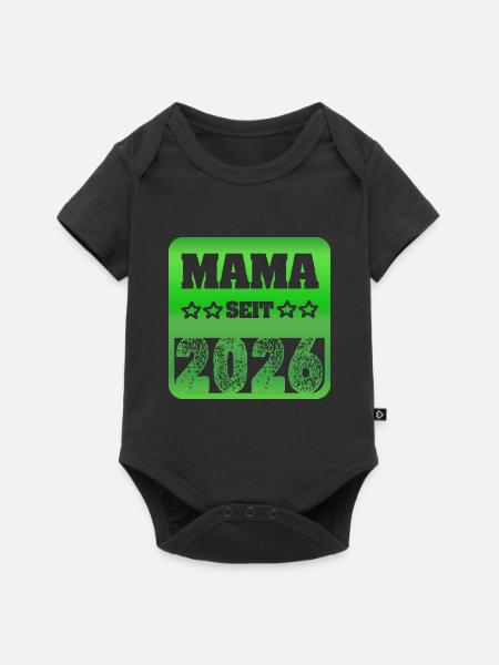 2026 2026 - Baby Premium Kurzarmbody - Schwarz