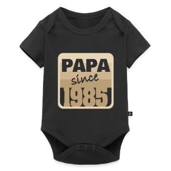 Charrette à bras 1985 - Body à manches courtes Premium Bébé - noir - Devant