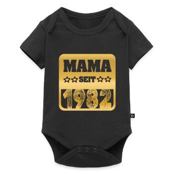 Mutter 1982 - Baby Premium Kurzarmbody - Schwarz - Vorne