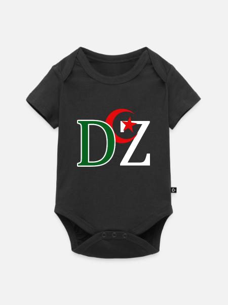 DZ Algerien - Baby Premium Kurzarmbody - Schwarz