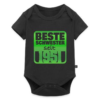 Soeur 1951 - Body à manches courtes Premium Bébé - noir - Devant