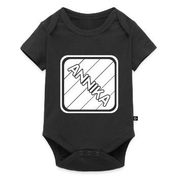 Cadeau pour Annika - Body à manches courtes Premium Bébé - noir - Devant