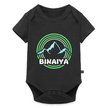 Mount Binaiya - Baby Premium short-sleeve bodysuit - black - Front