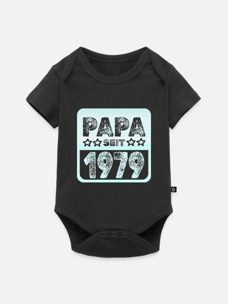 1979 1979 - Baby Premium Kurzarmbody - Schwarz