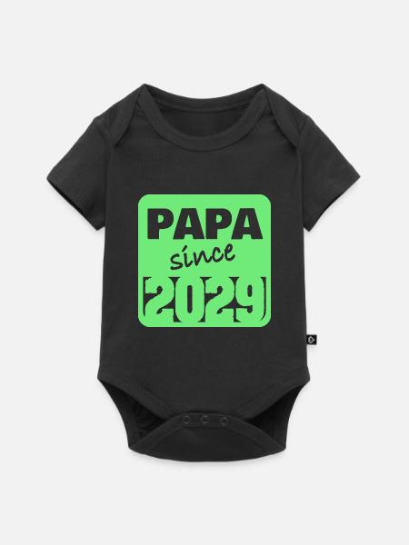 2029 - Baby Premium Kurzarmbody - Schwarz
