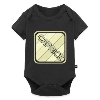 Geschenk für Caprice - Baby Premium Kurzarmbody - Schwarz - Vorne