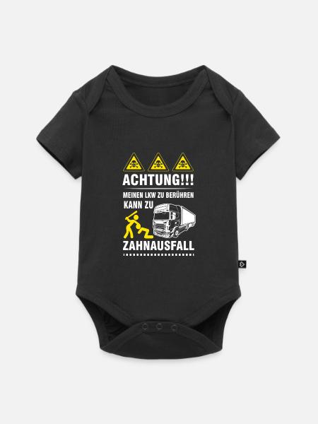 LKW-FAHRER - Baby Premium Kurzarmbody - Schwarz